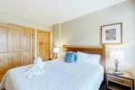 Master bedroom with king bed